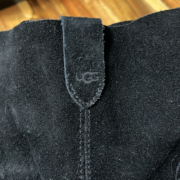 UGG Women's Josefene Black Suede Pull On Slouchy Ankle Boots 1130527 Size 7 38 - Picture 4 of 9